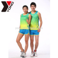 YONO école et club de formation courir des vêtements de sport logo personnalisé Sportswear unisexe Sublimation ensembles de course